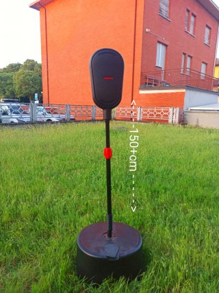 OUTSHOCK-pounching ball nero e rosso