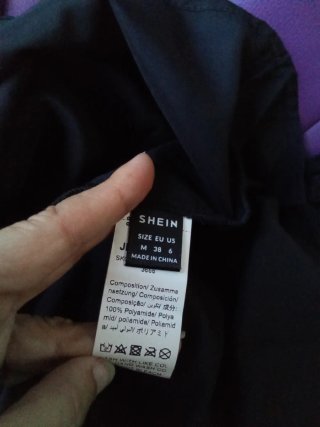 VESTIDO ENCAJE Y TRANSPARENCIAS NEGRO SIN ESTRENAR