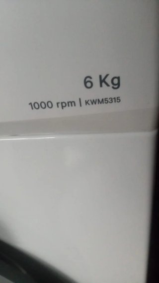 Lavadora Kunft 6kg Carga Frontal