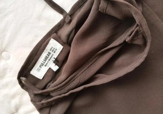 Vestido Pull&Bear Marrón