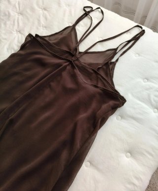 Vestido Pull&Bear Marrón