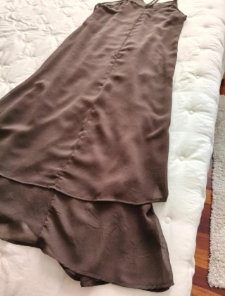 Vestido Pull&Bear Marrón