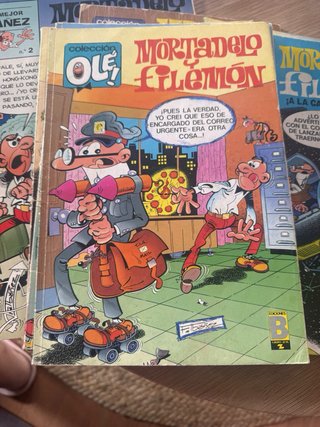 Lote de te eos Mortadelo y Filemon