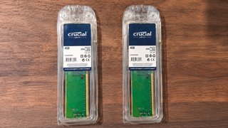 8 GB kit (2x4gb) Crucial DDR4 8GB 2400MHz RAM Kit