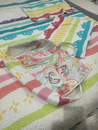 Colcha verano y fundas almohada