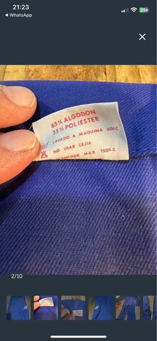 Mono de trabajo azul IBERIA