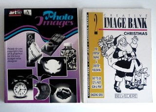 5 libros de clip arts "ART FILE" b y n.