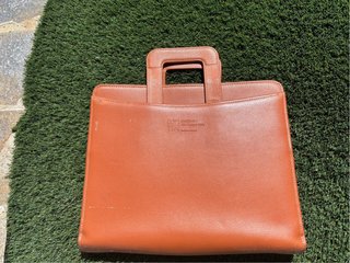 Cartera de piel para bolígrafos