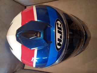 APENAS USADO. Casco HJC i90,abatible, talla 62cm