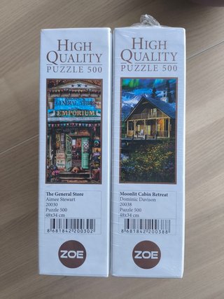 Lote 2 Puzzles 500 Piezas ZOE