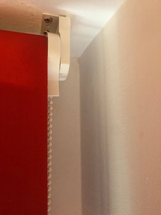 Estor enrollable rojo
