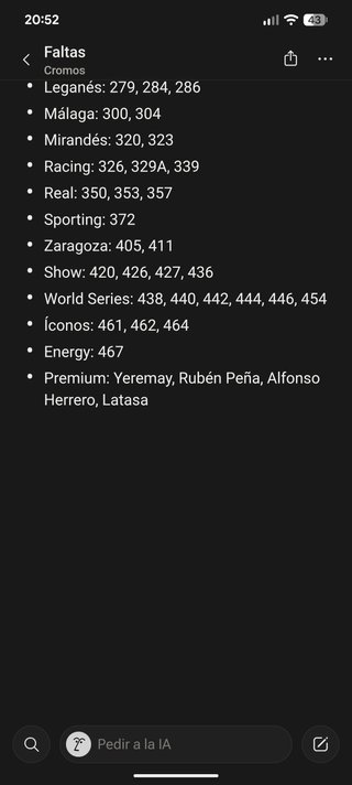 Cambio y Compraventa Cromos Segunda
