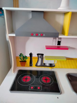 Cocina infantil de madera
