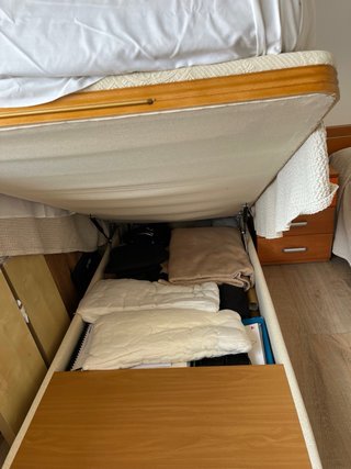 Letto singolo 90x190 con cassettiera ribaltabile