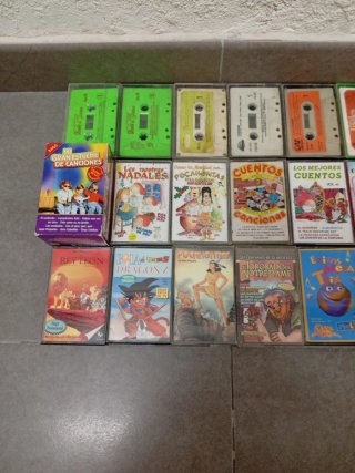 Lote 15 Cintas Casete Infantiles Canciones Cuentos