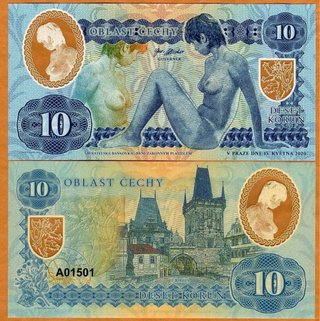 Billete 10 Korun Checo - Coleccionismo