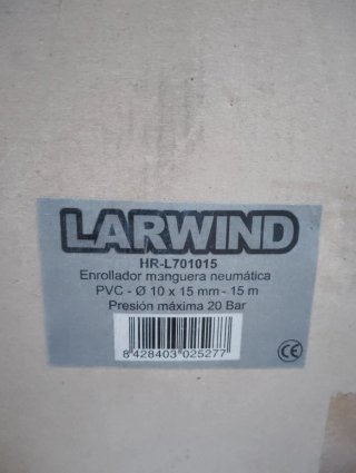 Enrollador neumático + Pistola soplado
