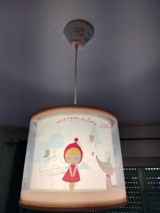 Lámpara infantil Caperucita