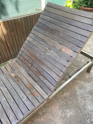 Mesa y bancos de jardín y regalo HAMACA y PELICANO