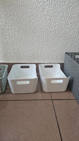 Pack 4 Cajas Plástico Almacenaje