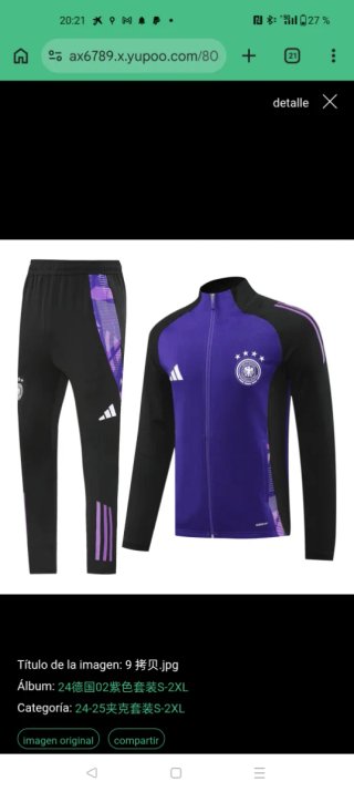 Chándal Adidas Negro y Azul