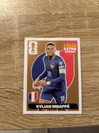Cromo Mbappé Panini Extra Sticker Bronce