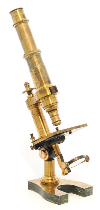 Microscopio antiguo Nachet (c.1870)