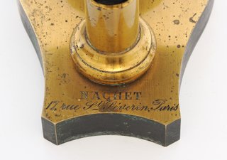 Microscopio antiguo Nachet (c.1870)