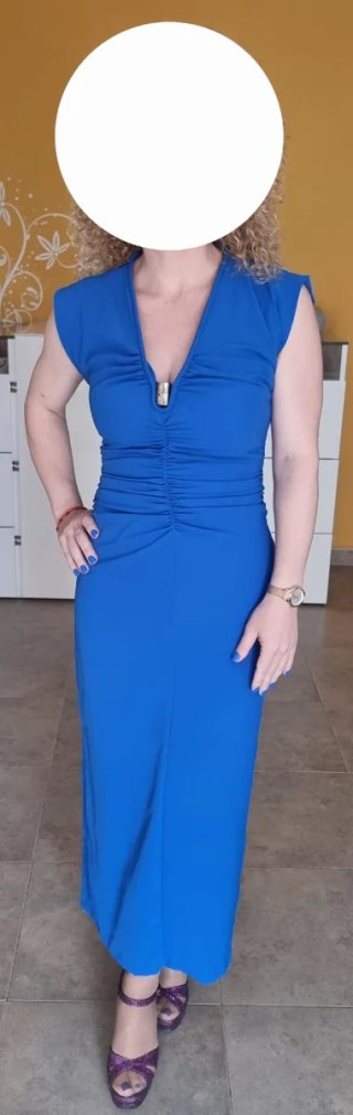Vestido Zara Azul Talla XS