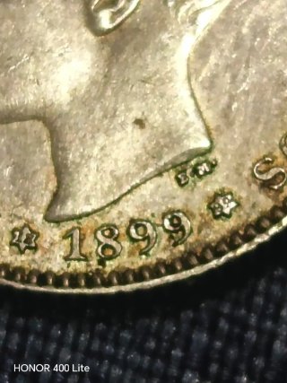 1 Peseta Alfonso XIII 1889 Sin Circular