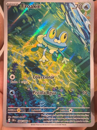 Carta Pokémon Froakie AR Español