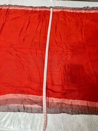 Foulard donna arancione e rosso
