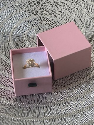 Anillo Swarovski Dorado