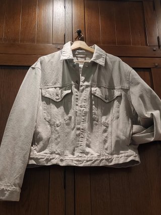 Chaqueta vaquera gris