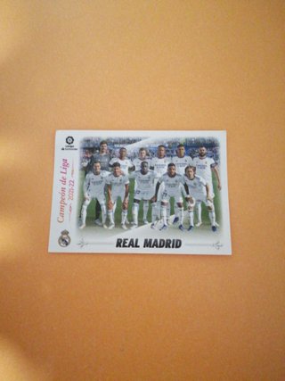 Carta Real Madrid Campeón de Liga 2021-22