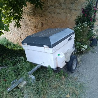 Remolque Fontal para perros