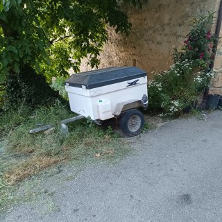 Remolque Fontal para perros