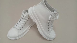 Zapatillas blancas mujer