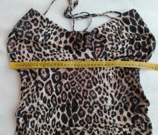 Vestido largo Zara estampado leopardo