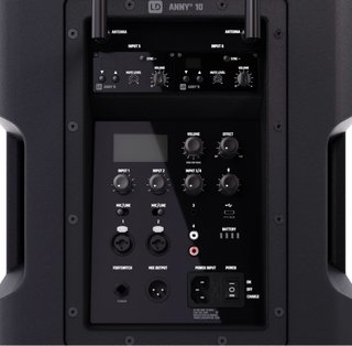 Altavoz LD Systems Negro con Ruedas