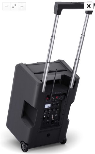 Altavoz LD Systems Negro con Ruedas