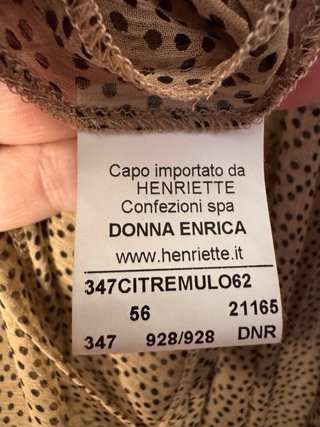 Blusa Vintage Donna Enrica Seda Pura Volantes