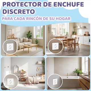 25 Protectores Enchufes Niños WunderHippo