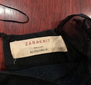 Camiseta negra manga corta encaje
