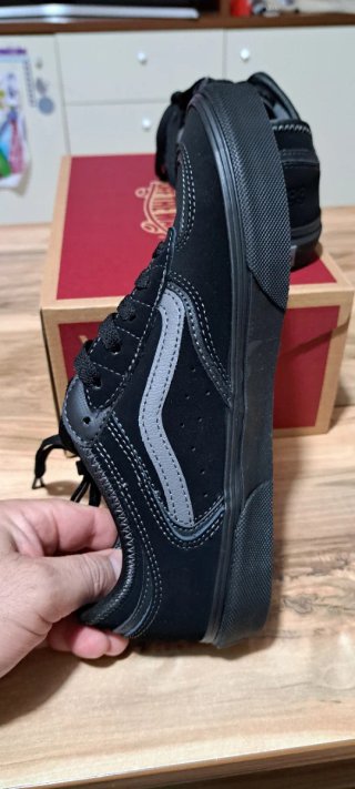 Scarpe Vans Junior Nere/Grigie