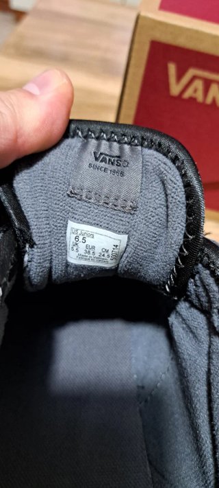 Scarpe Vans Junior Nere/Grigie
