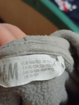 Sudadera NASA niño gris