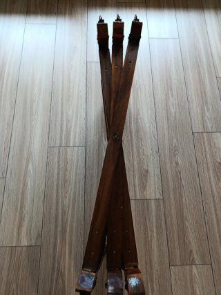 Mesa Centro Marroquí Latón y Madera