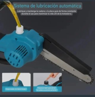 Motosierra Eléctrica Recargable (2 Baterías)