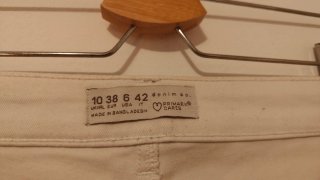 Pantalón blanco Primark Talla XL/42